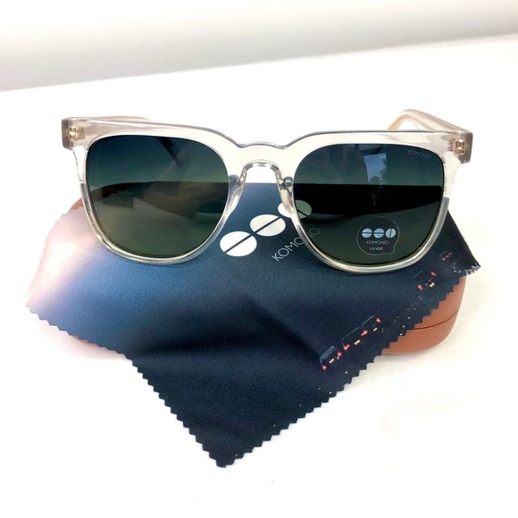 KOMONO sunglasses NEW Clear Riviera Gradient Blue Green Lens UV400 main image 9